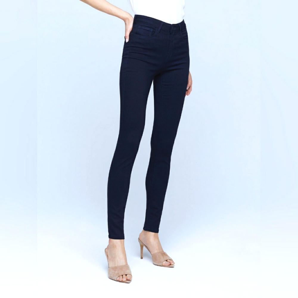 L'Agence Marguerite high rise skinny jeans metro wash dark blue size 26